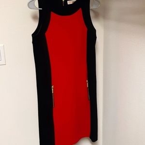 Michael Kors red and black dress